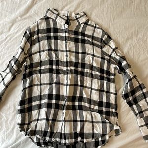 FINAL SALE Banana Republic Petite Plaid Button Down Shirt